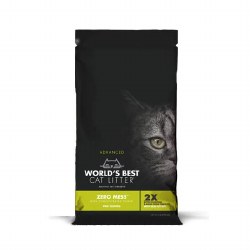 World's Best - Clumping Cat Litter - Zero Mess - Pine Scented - 24lbs
