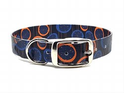 Wilderpup - 1" Wide Adjustable Collar - Bing - 17-20"
