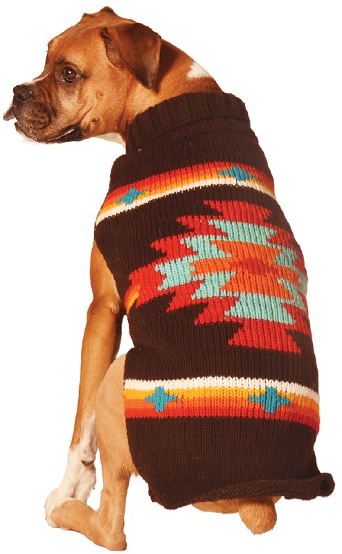 aztec dog sweater