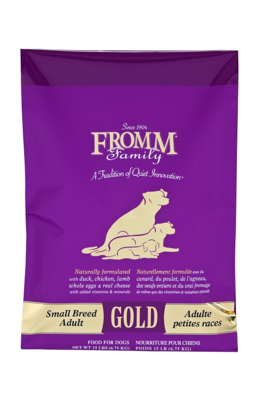 Fromm Gold Small Breed Adult Dry Dog Food 15 lb Phydeaux Cary