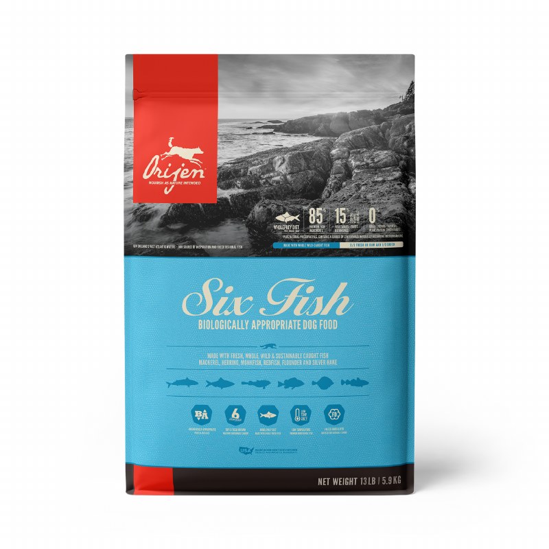orijen six fish ingredients list