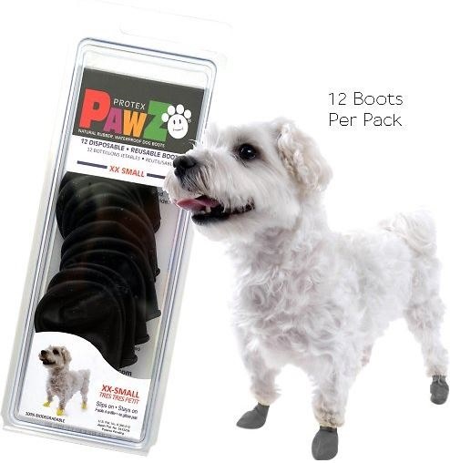 Pawz Dog Boots - Black - Extra Extra 