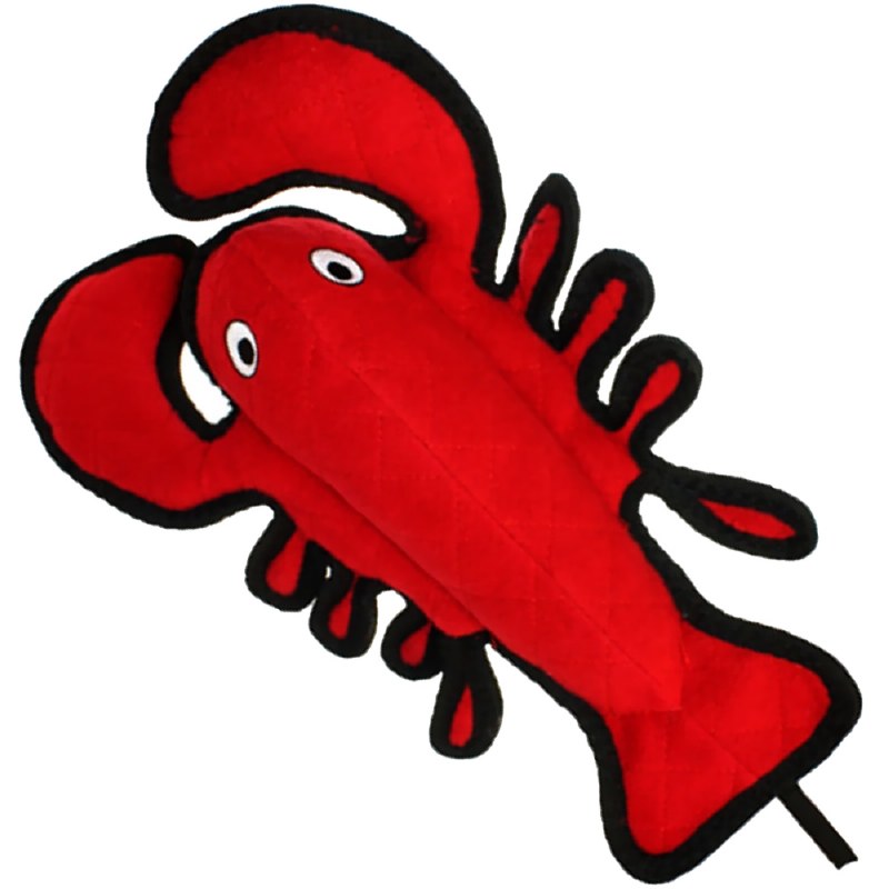 tuffy lobster dog toy