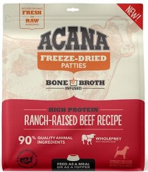 Acana - Freeze-Dried Patties - Ranch-Raised Beef Recipe - Freeze-Dried Dog Food - 14 oz