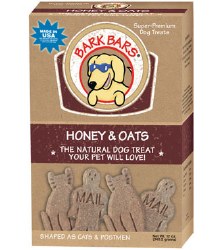 Bark Bars - Dog Treats - Honey and Oats - 12 oz