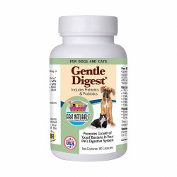 Ark Naturals Gentle Digest - Prebiotic & Probiotic Capsules - Cat and Dog Supplement - 60 ct