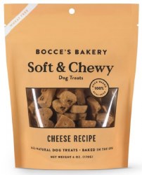 Bocce's Bakery - Soft and Chewy Dog Treats - Cheese - 6 oz