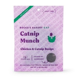Bocce's Bakery - Cat Treats - Catnip Munch - Chicken & Catnip - 2oz