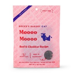 Bocce's Bakery - Cat Treats - Moooo Moooo - Beef & Cheddar - 2oz