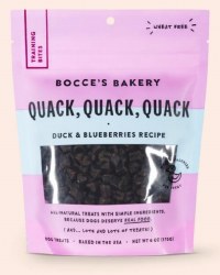 Bocce's Bakery - Chewy Dog Training Treats - Quack, Quack, Quack - 6 oz