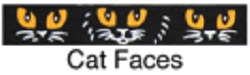 Beastie Bands - Cat Collar - Cat Faces