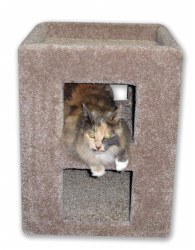Beatrise - Cat Furniture - 2 Story Kitty Cube