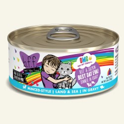 BFF OMG - Best Day Eva with Beef & Salmon - Canned Cat Food - 5.5 oz