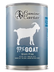 Canine Caviar - 97% Goat - Canned Dog Food - 13 oz