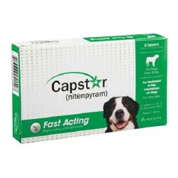 Capstar - Over 25 lb Dog - 6 doses