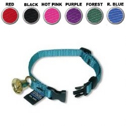 Cetacea - Cat Collar - Pink with Bell