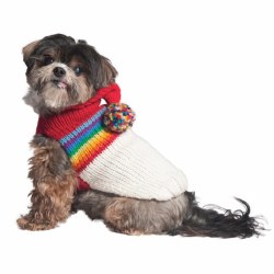Chilly Dog - Apres Ski Dog Sweater - Vintage Ski Hoodie - Small