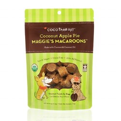 CocoTherapy - Dog Treats - Maggie's Macaroons - Coconut Apple Pie - 4 oz