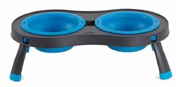 Dexas - Double Elevated Feeder - Pro Blue - 2.5 cups
