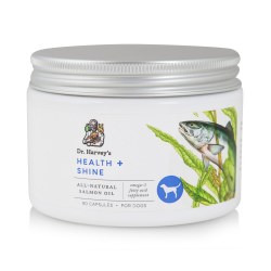Dr. Harvey's Health & Shine - Fish Oil Capsules - Dog Supplement - 90 ct