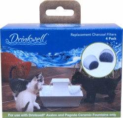 Drinkwell - Fountain Filters - Avalon, Pagoda - 4 pack