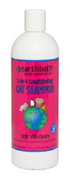 Earthbath - 2 in 1 Conditioning Cat Shampoo - Light Wild Cherry - 16 oz