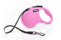 Flexi - Classic Tape Retractable Dog Leash - Pink - Small - 16'