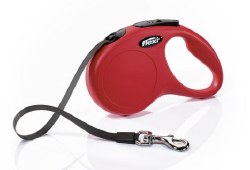 Flexi - Classic Tape Retractable Dog Leash - Red - Small - 16'