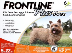 Frontline Plus - 0 to 22 lb Dog - 6 months