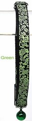 Goli Design - Cat Collar - Flora and Fauna - Green