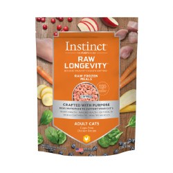 IN STORE AND CURB-SIDE PICK UP ONLY - Instinct Longevity - Chicken Bites - Raw Cat Food - 2.5 lb