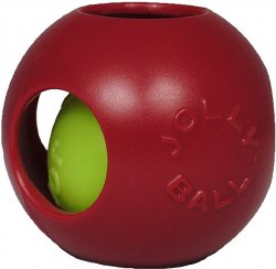 Jolly Pet - Dog Toy - Teaser Ball - Red - 10"