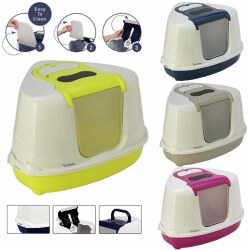 Moderna - Cat Litter Box - Corner Flip - Blueberry