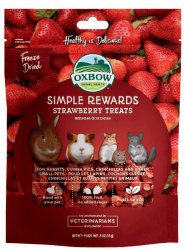 Oxbow Simple Rewards - Strawberry Treats - .5 oz