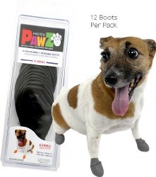 Pawz Dog Boots - Black - Extra Small