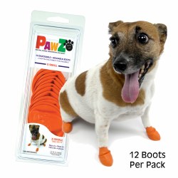 Pawz Dog Boots - Orange - Extra Small