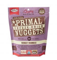 Primal - Turkey Formula - Freeze Dried Cat Food - 5.5 oz