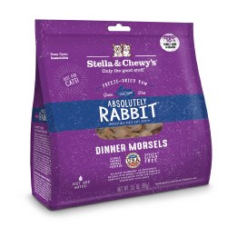 Stella & Chewy's Freeze Dried - Absolutely Rabbit Dinner Morsels - Cat Food - 8 oz