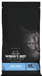 World's Best - Clumping Cat Litter - Zero Mess - 24lbs