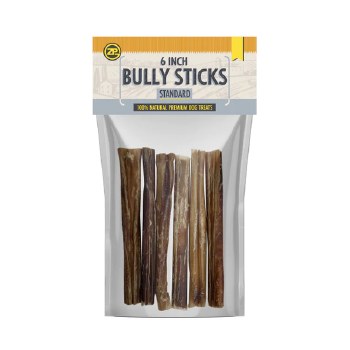 Zenta Pets - Bully Sticks - Standard 6&quot; - 6 ct