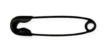 Safety pins-Black-3/4 "