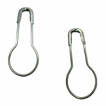 Gourd Safety Pin-Nickel-3/4''