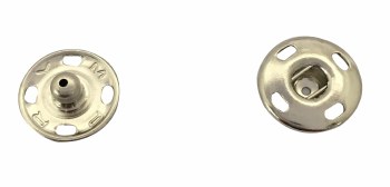 Sew On Snap Fasteners (Round)-Nickel-7