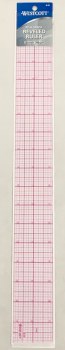 Transparent Ruler-C-Thru-0 center-2''x18''