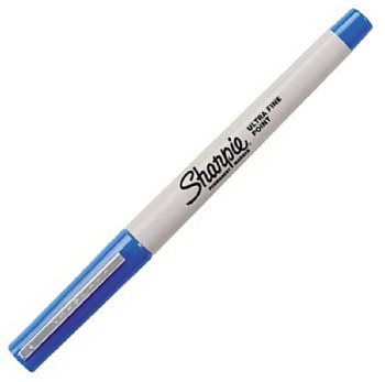 Marker (Sharpie-ultrafine)-Blue