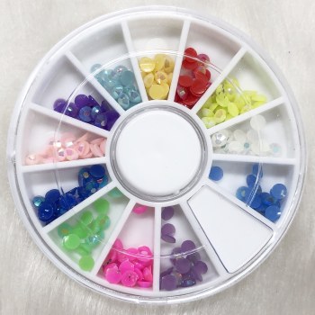 Acrylic Stone Neon Circle Mix Wheel