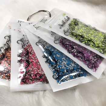 Metal Iron On Neon/Bag 2&amp;3mm-1000