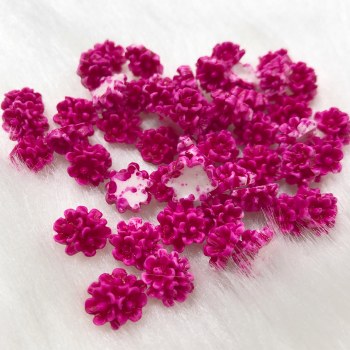 Plastic 3d Flowercharm#11/20da