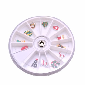 Chrstms Metalchrm Whl-mix-13pc