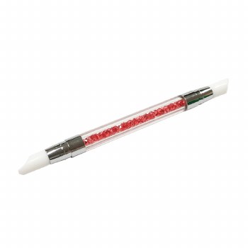 Crystal Silicone Gel Pen Red